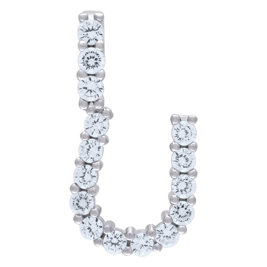 925-Silver Initial "U" Pendant