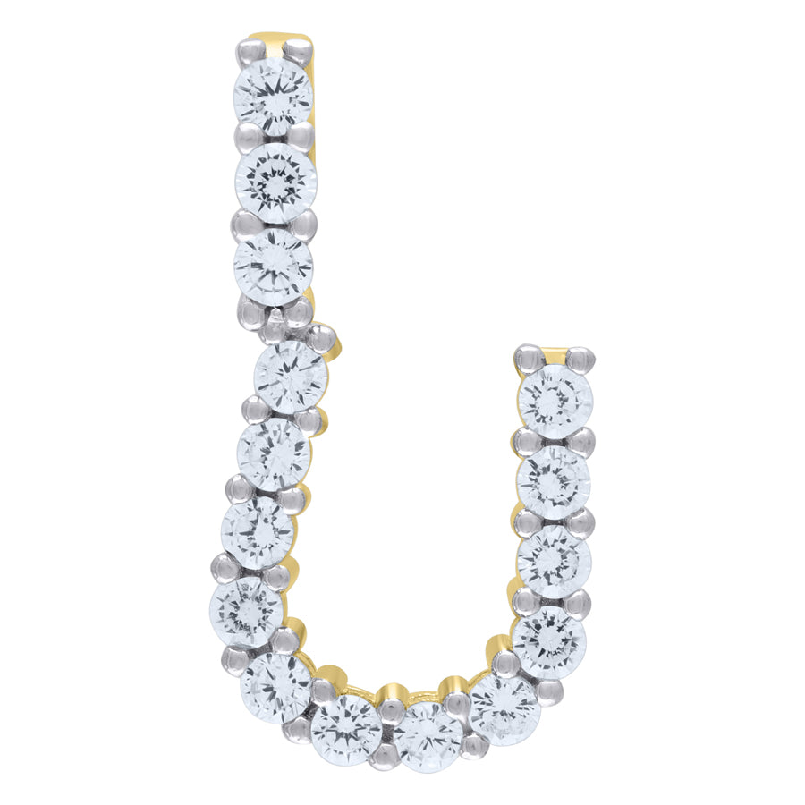 925-Silver Initial "U" Pendant
