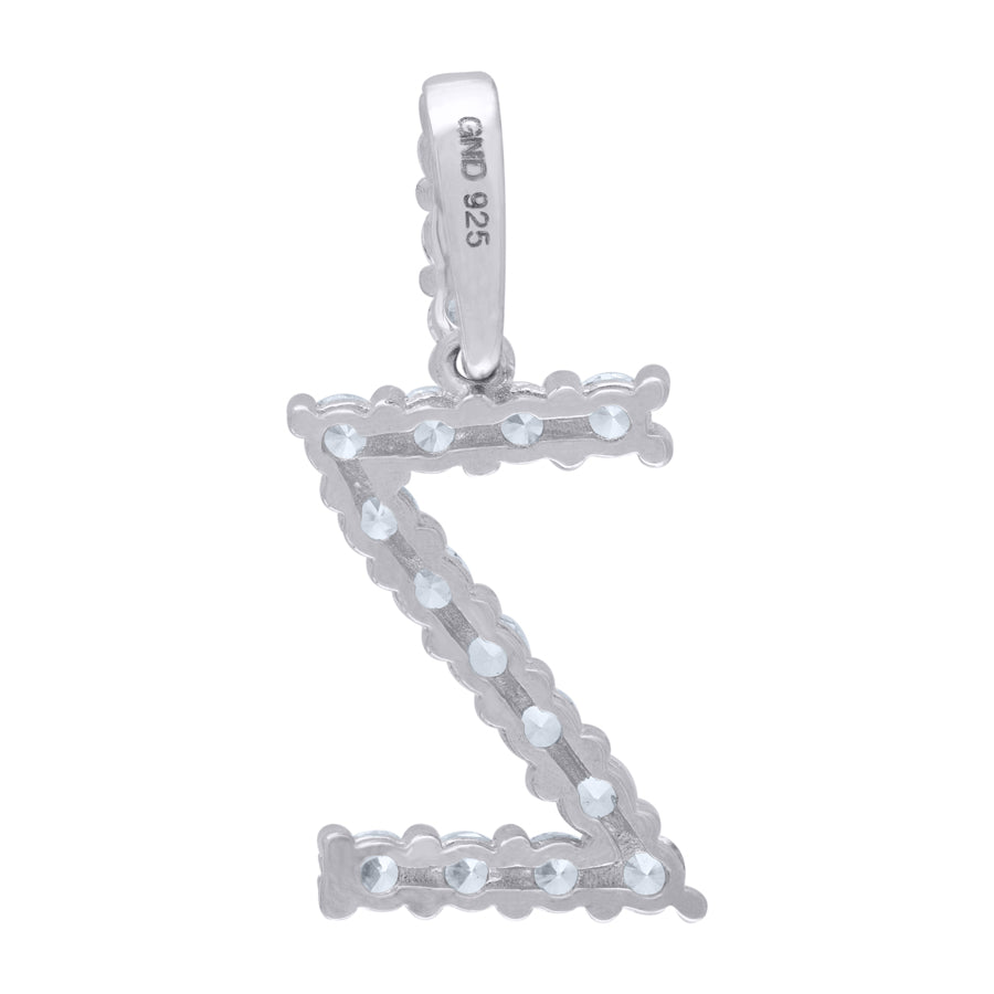 925-Silver Initial "Z" Pendant