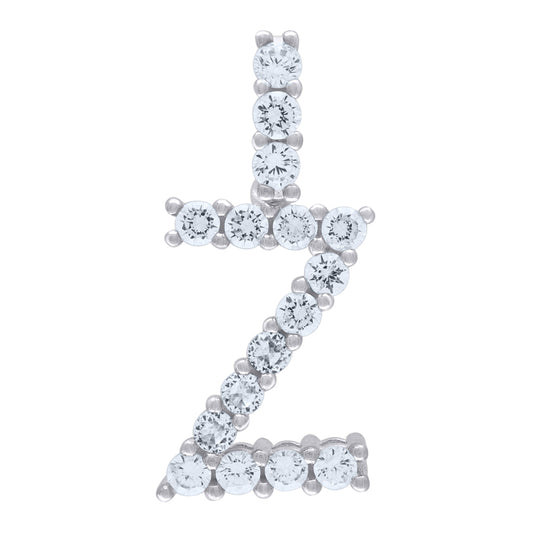 925-Silver Initial "Z" Pendant
