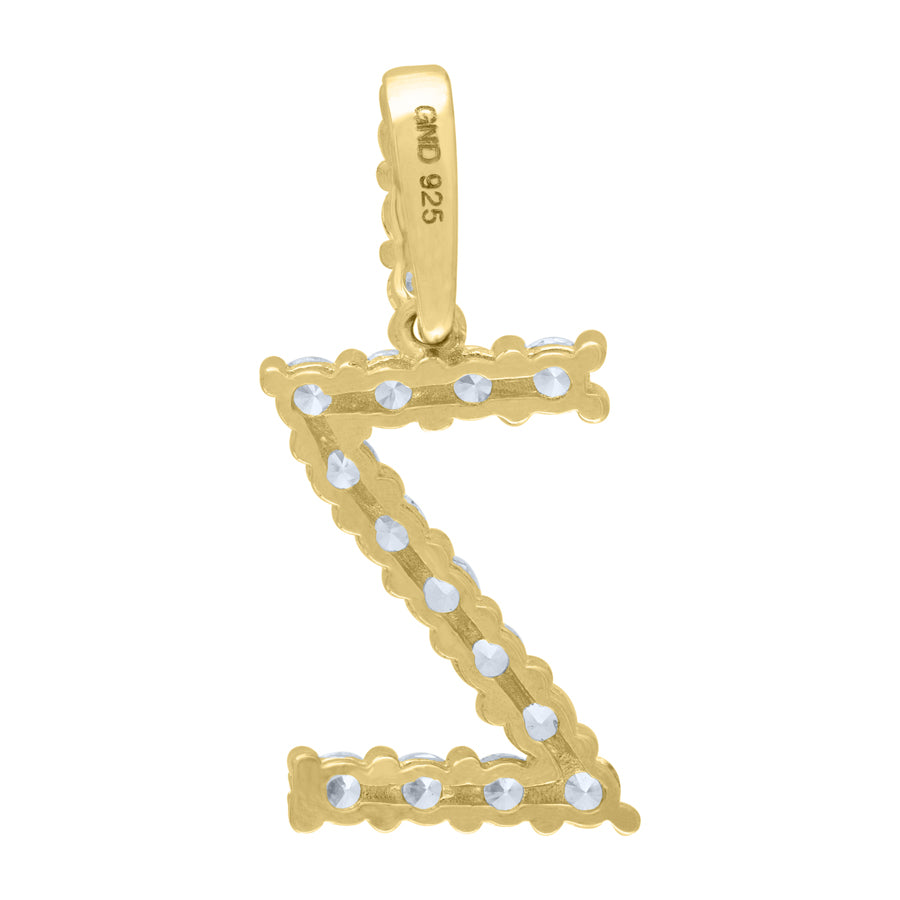 925-Silver Initial "Z" Pendant