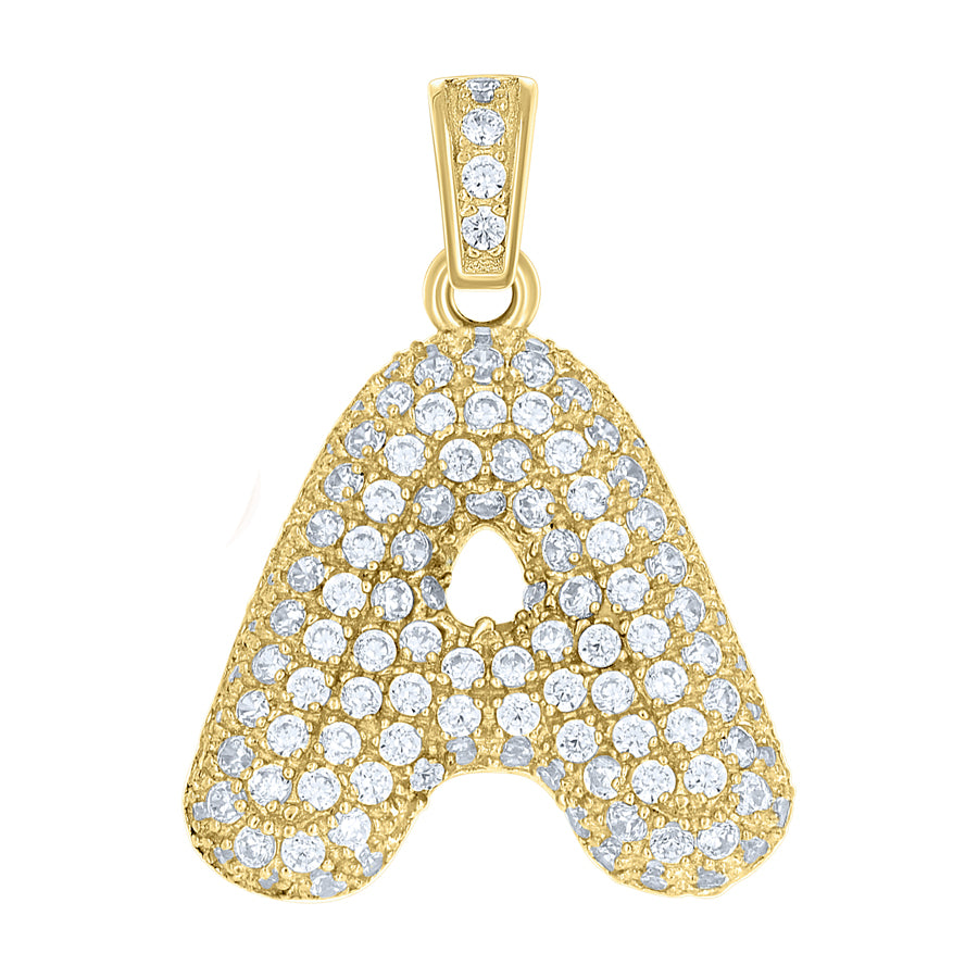 10Kt-Gold Pendant "A" Initial
