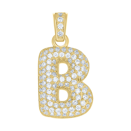 10Kt-Gold Pendant "B" Initial