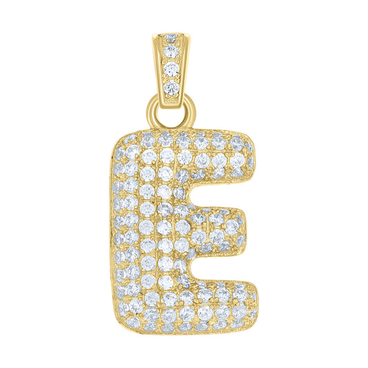 10Kt-Gold Pendant "E" Initial