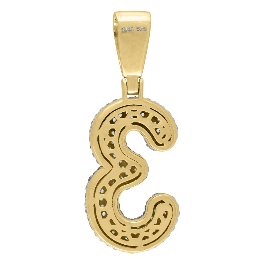 925-Silver Pendant Number "3"