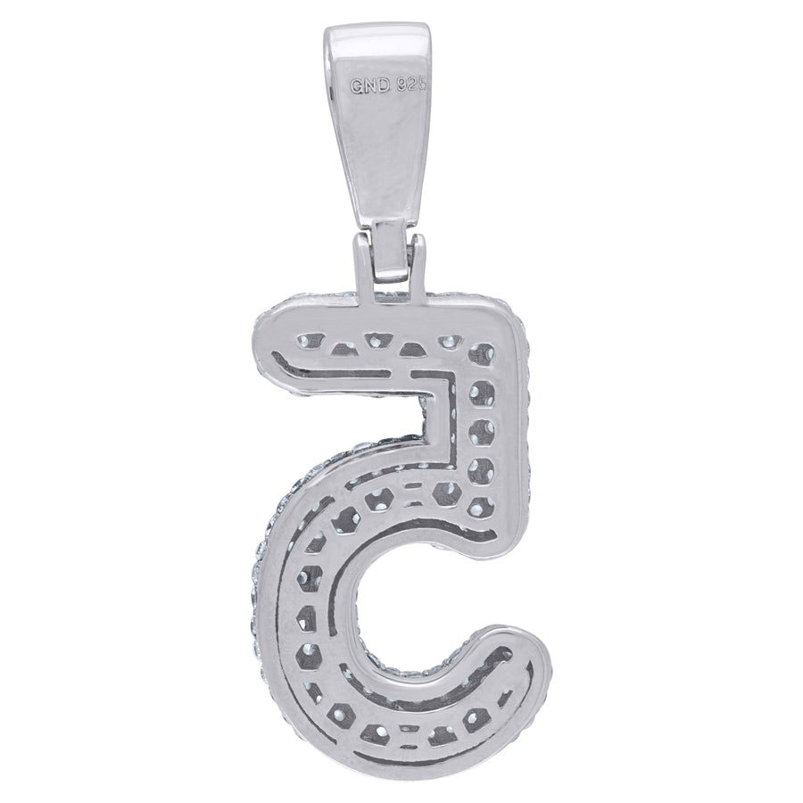 925-Silver Pendant Number "5"