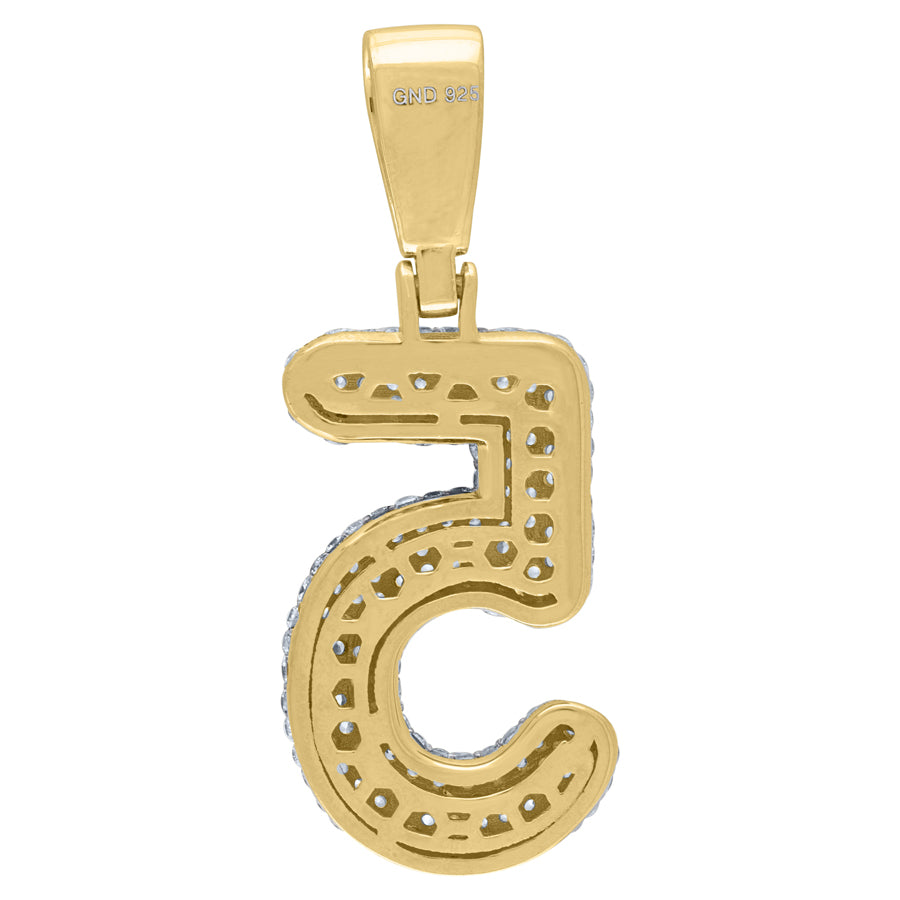 925-Silver Pendant Number "5"