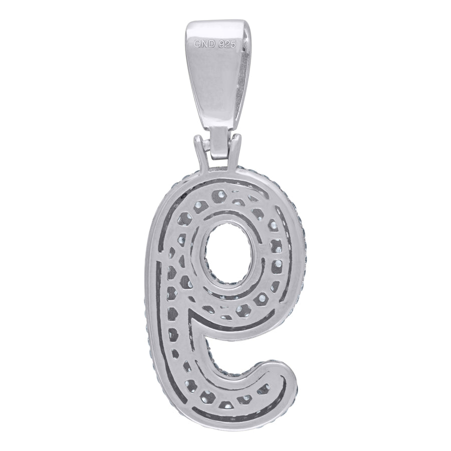 925-Silver Pendant Number "9"