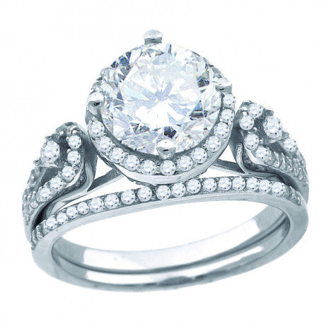 925 Bridal CZ Ring