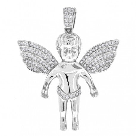925-Cz Angel Charm