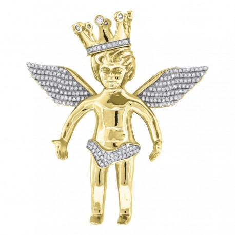 925-CZ Angel Charm
