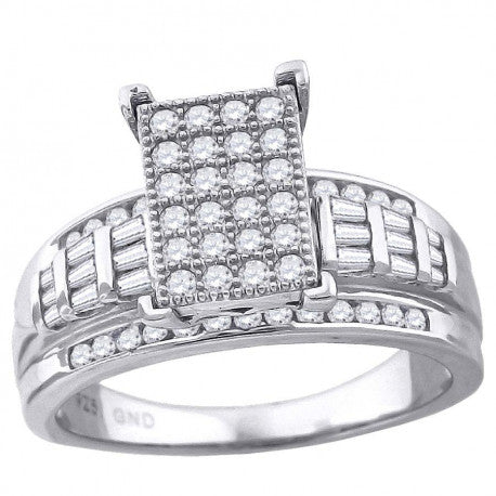 925-Cz Cinderella Ring