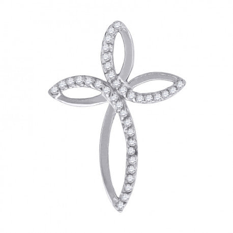 925-Cz Cross Pendant