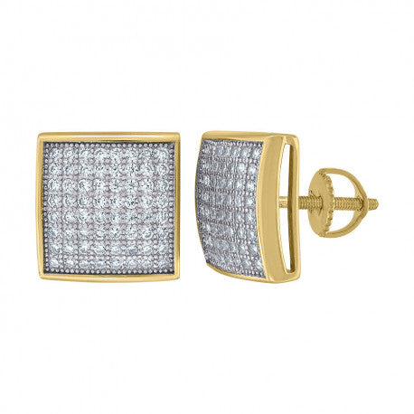 925-Cz-E/Rs Yellow Plating
