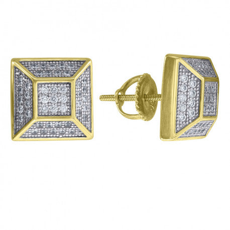 925-Cz-E/Rs Yellow Plating