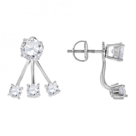 925-Cz Fancy Earring