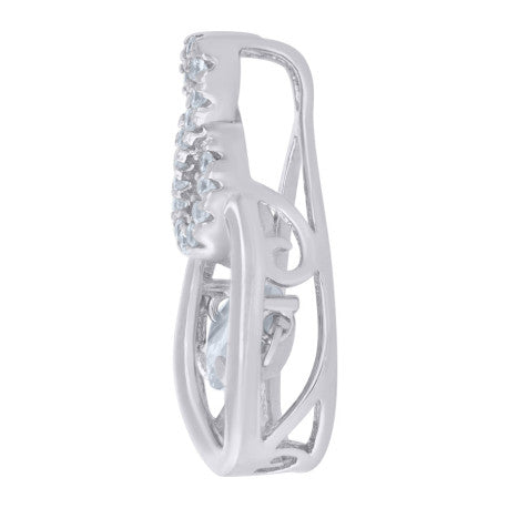 925 Sterling Silver Cz Pendant