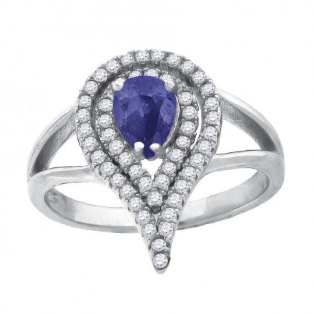 925-Cz Fancy Ring