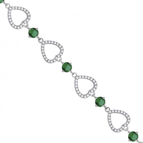 925-Cz Fashion Bracelet