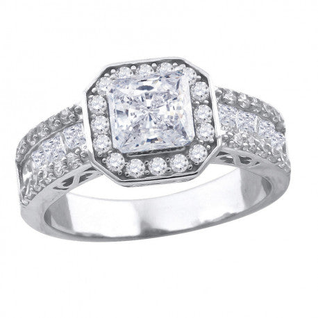 925-Cz Fashion Ring