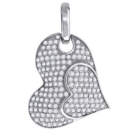 925-Cz Heart Pendant