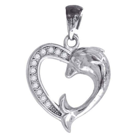 925-Cz Heart Pendant