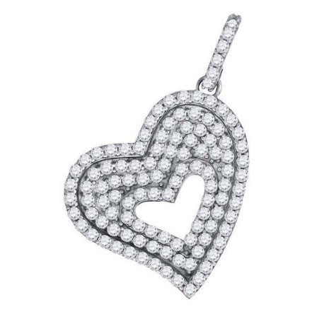 925-Cz Heart Pendant