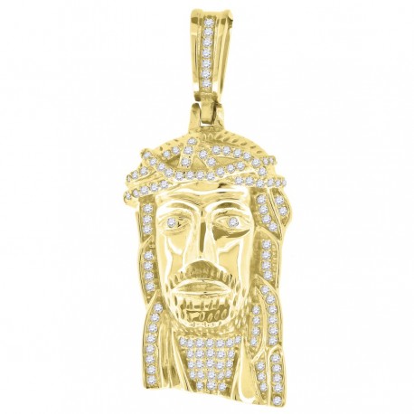 925-CZ Jesus Charm