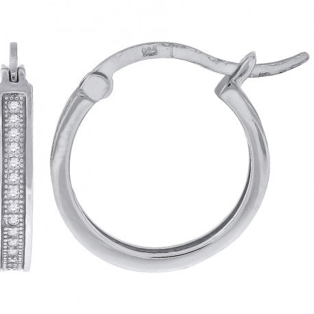 925-Cz Micro-Pave Earrings