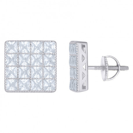 925-Cz Stud Earrings
