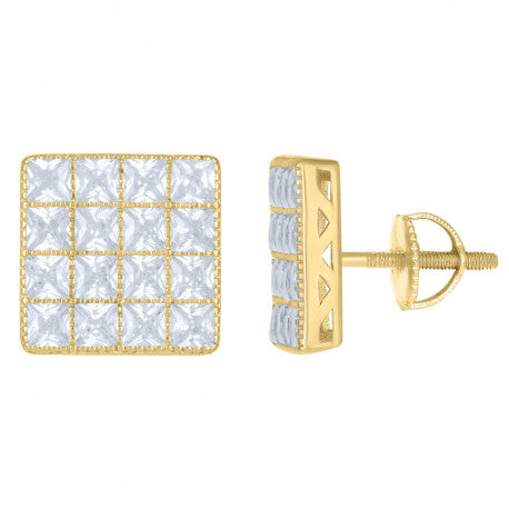925-Cz Stud Earrings