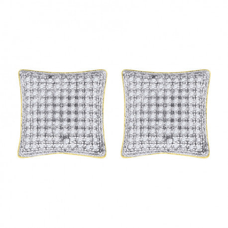 925-Earring Yellow Plating