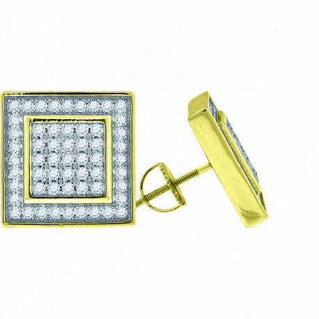 925-Earring Yellow Plating