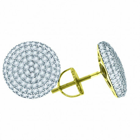 925-Earring Yellow Plating