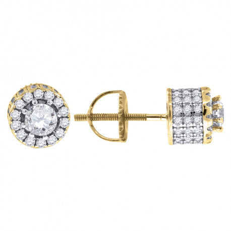 925-Earring Yellow Plating