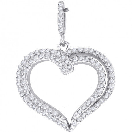 925 Fancy Cz Charm