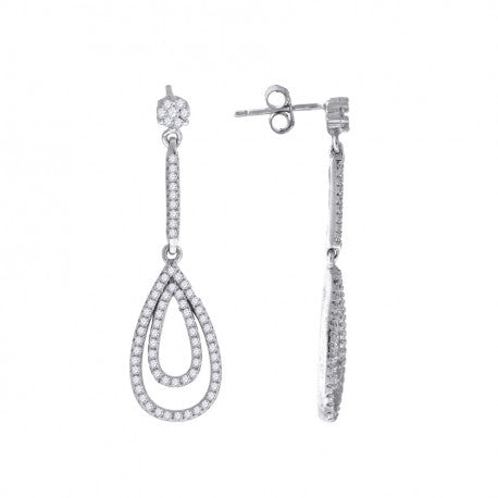 925 Fancy Cz Earring