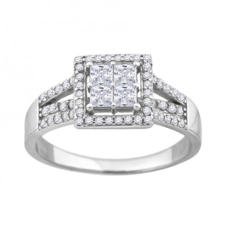 925 Fancy Cz Ring
