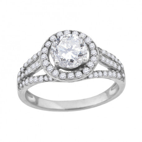 925 Fancy CZ Ring