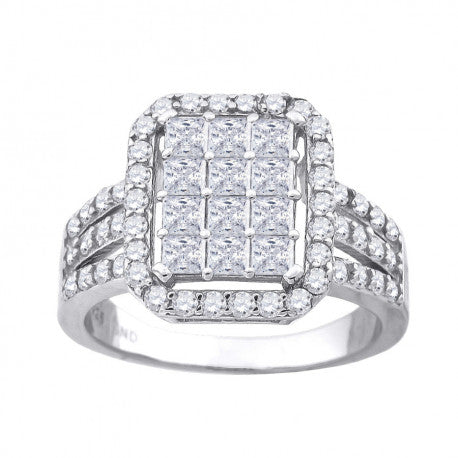 925 Fancy Cz Ring