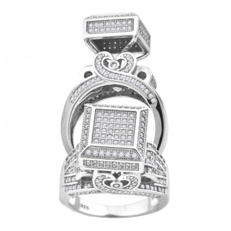 925 Fancy CZ Ring