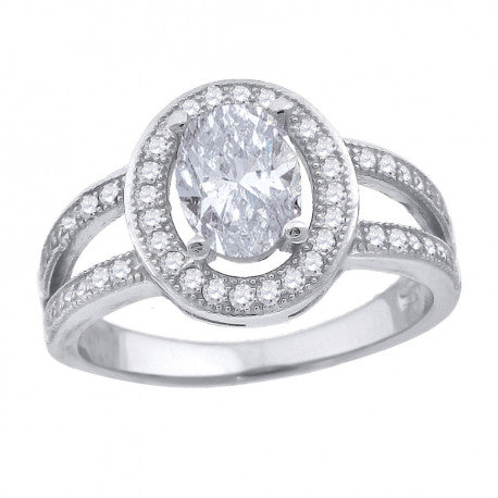 925 Fancy Cz Ring