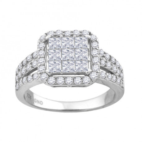 925 Fancy Cz Ring