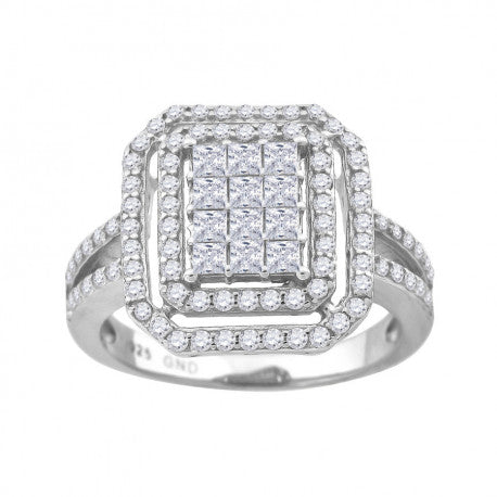 925 Fancy Cz Ring
