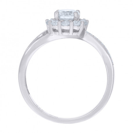 925-Ladies Fancy Cz Ring