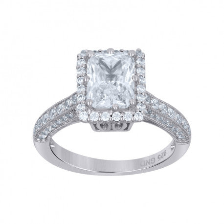 925-Ladies Fancy CZ Rings