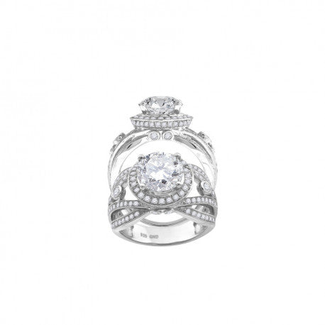 925-Ladies Fancy Cz Rings