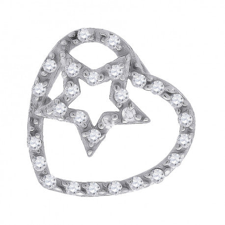 925-Ladies Heart Pendant