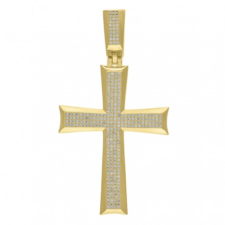 925 Micro-Pave Cross