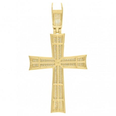 925 Micro-Pave Cross